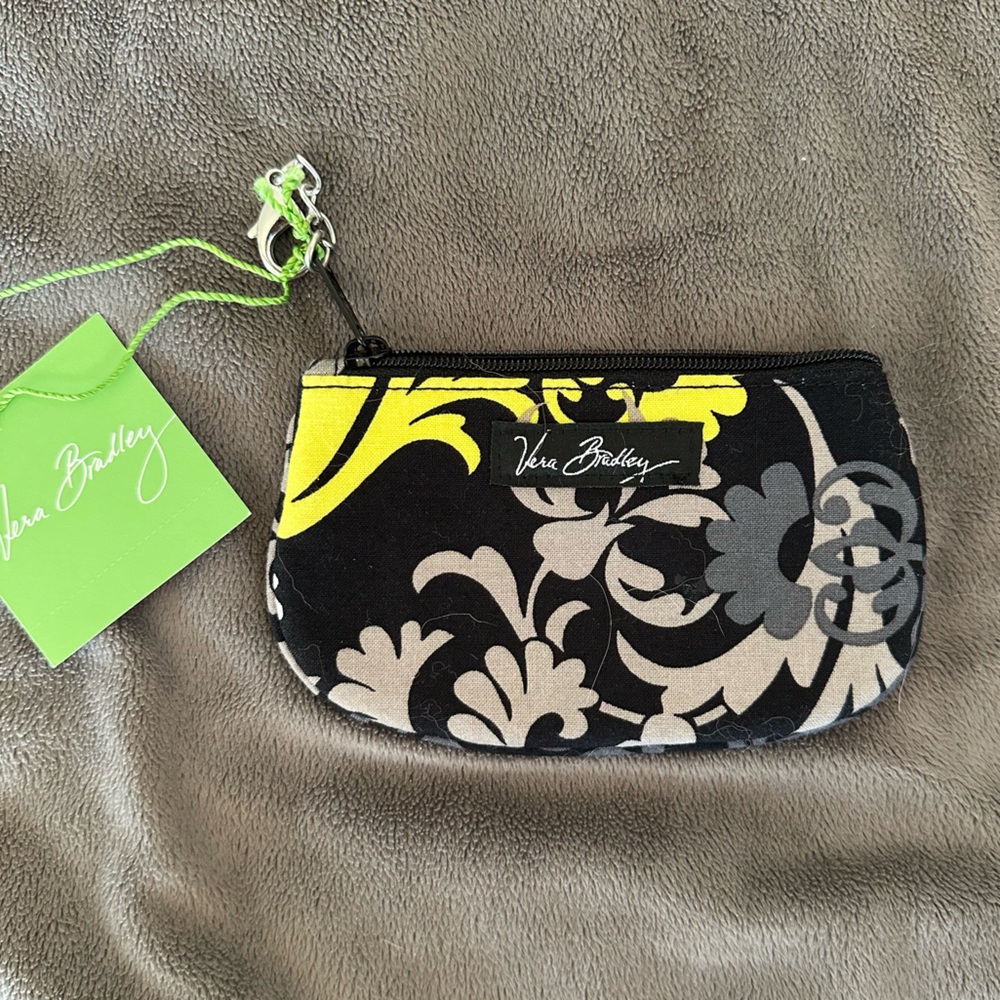 NWT Vera Bradley Clip Zip ID Coin Purse Accessory Bag